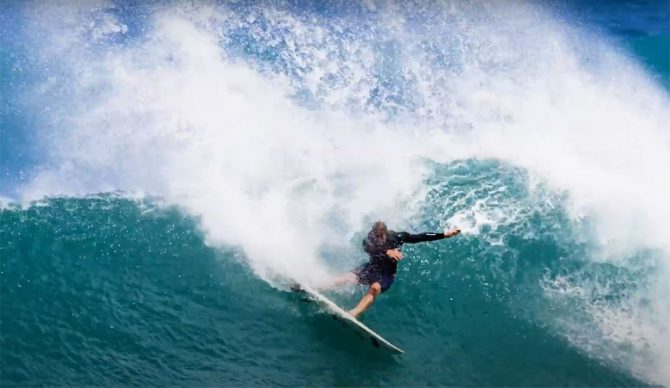 John John Florence surfing