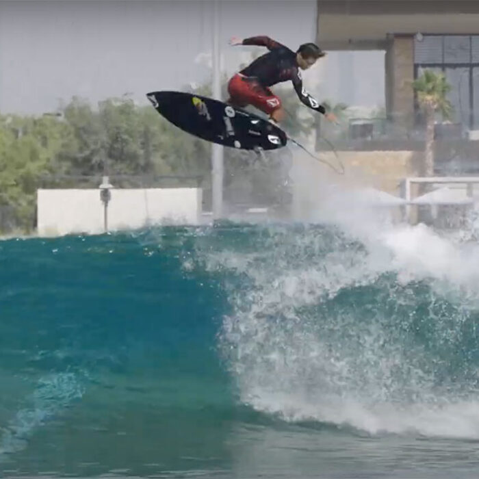 Jack Robinson surfing Abu Dhabi wave pool