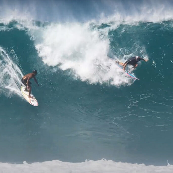 Jamie O'Brien surfing Pipeline