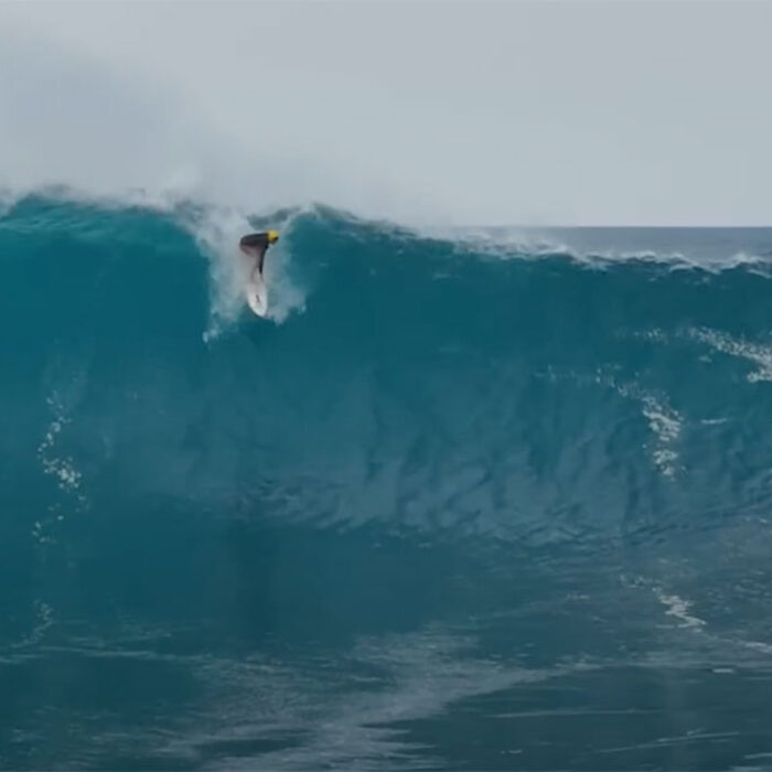Bethany Hamilton surfing Pipeline