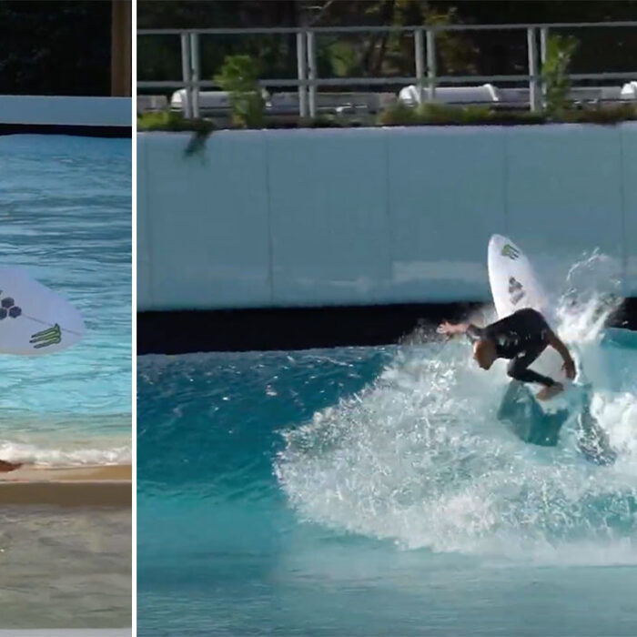 Bobby Martinez surfing Wavegarden Lab