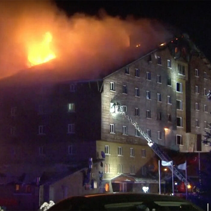 ski resort fire in Turkey