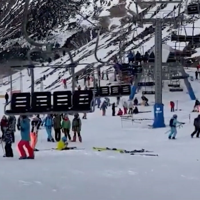 Chairlift accident in Spain
