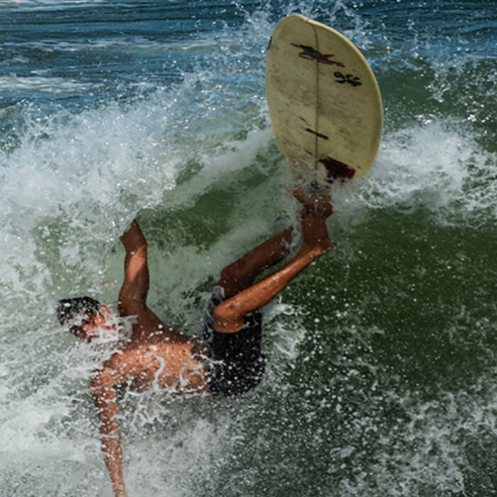 How do you recover from a bad surfing session?