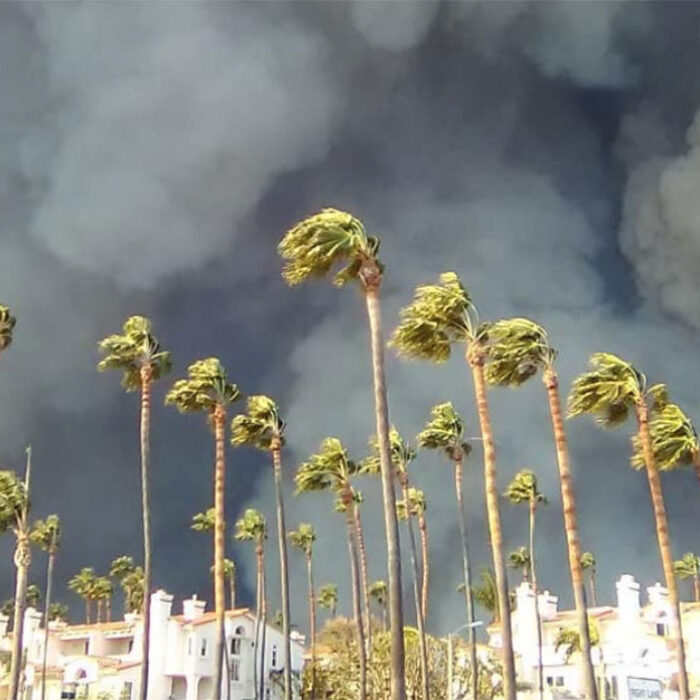 researchers studying smoke from Woolsey Fire