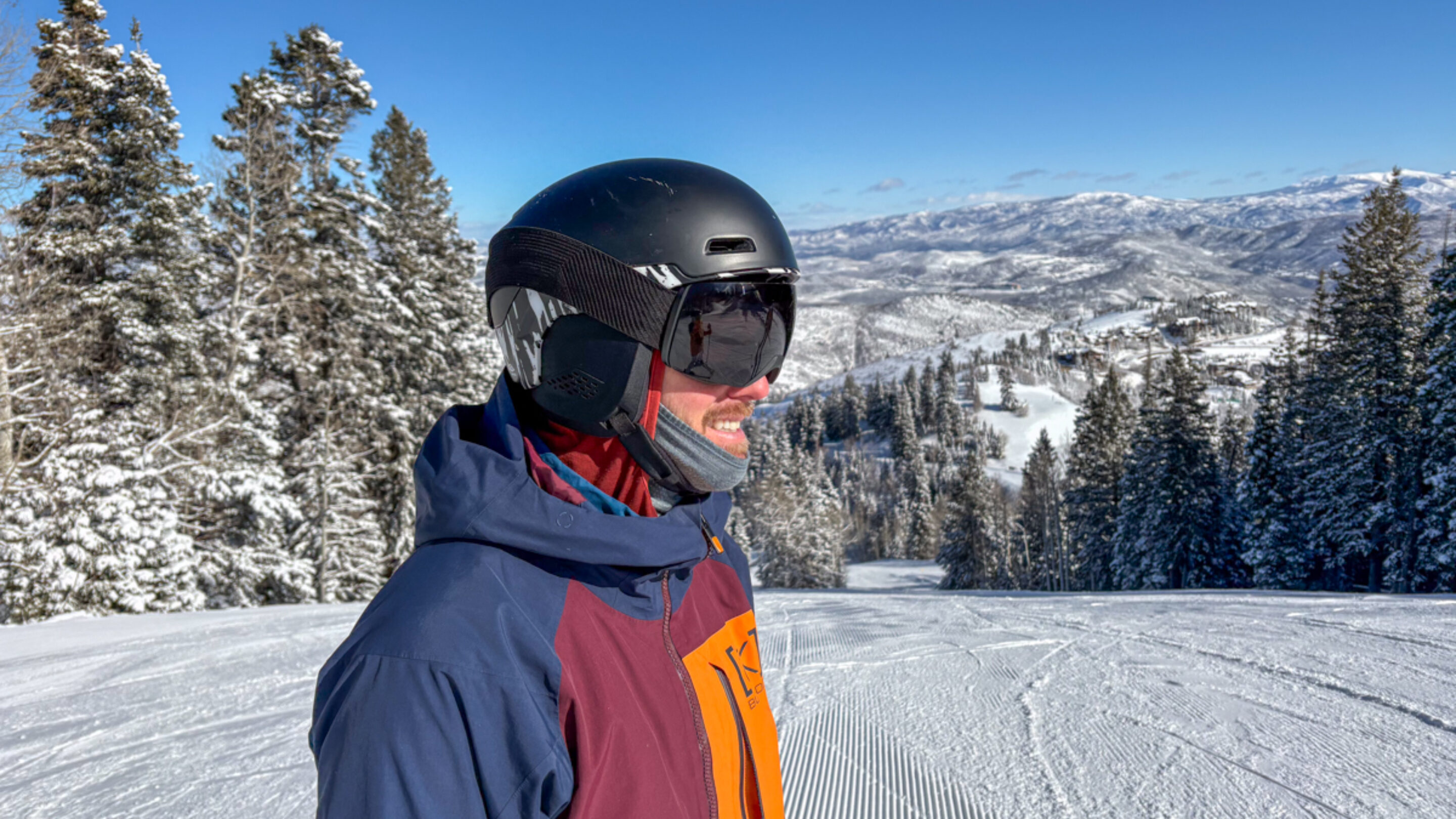 Dylan wearing Giro Owen Spherical Helmet