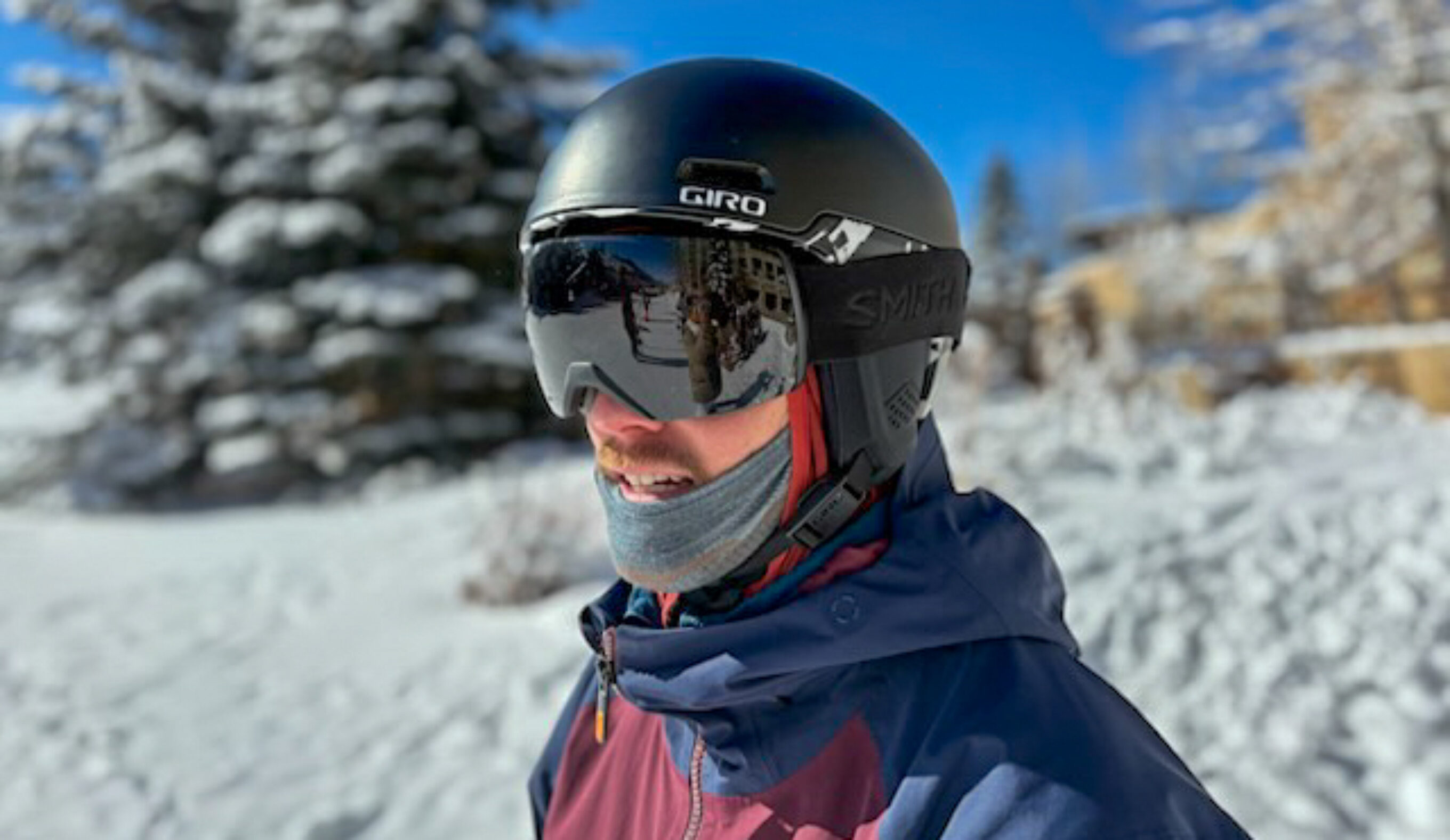 Dylan Wearing Giro Owen Spherical Helmet