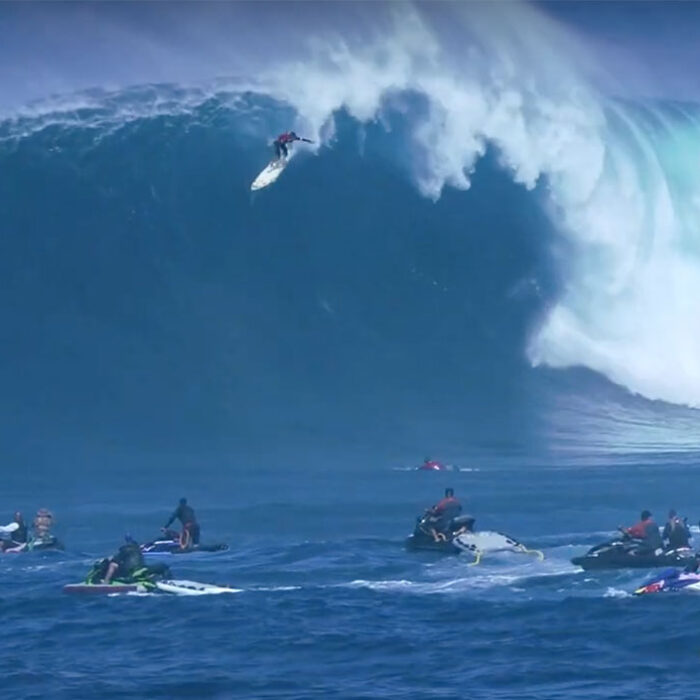 Jacob Turner surfing jaws