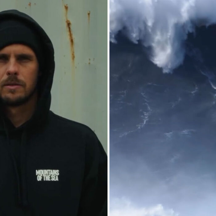 Nic von Rupp surfing Nazare
