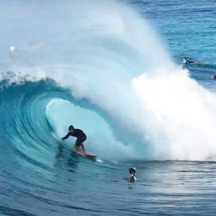Nate Florence surfing Backdoor
