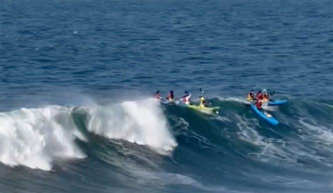 Kayaker in La Jolla Cove