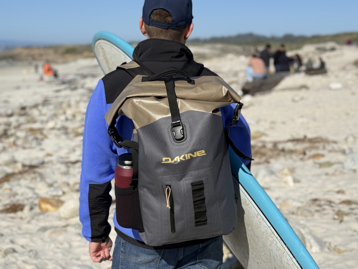 Dakine Sacca Stagna Rolltop Packable 20L In CORDURA Nero - Borsa Impermeabile IPX4 Per Muta, Sport Acquatici E Viaggio