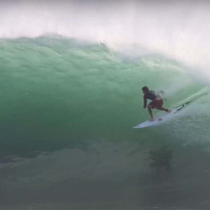 Jack Robinson surfing Kirra