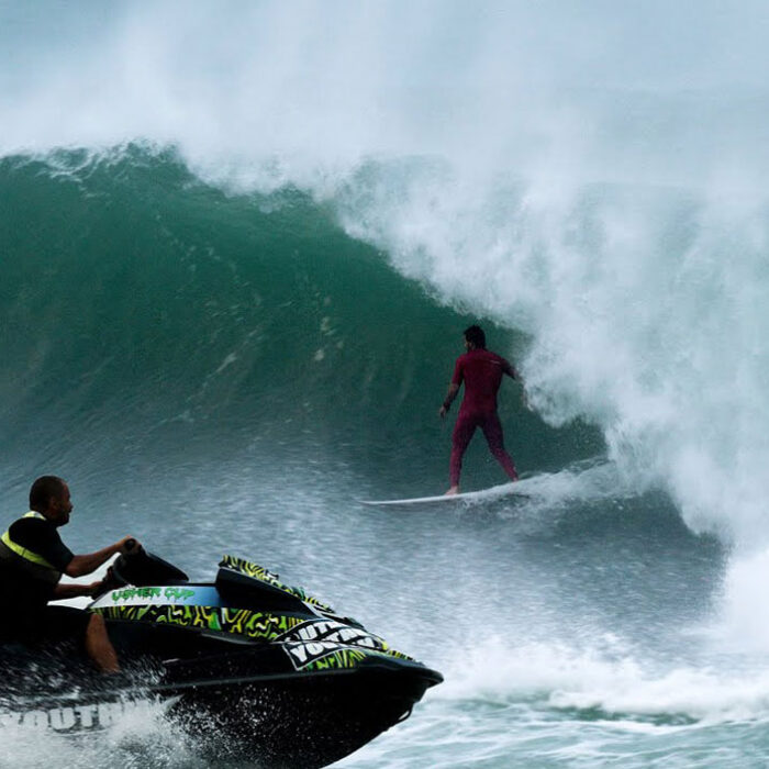 Cyclone Alfred surfing Jack Robinson
