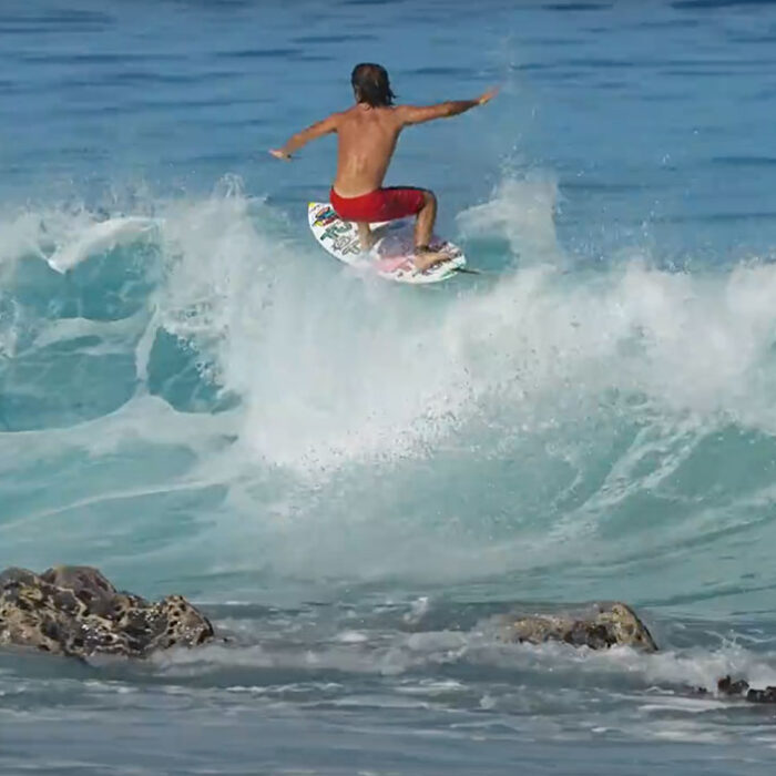 mason ho surfing on Quiver Killer