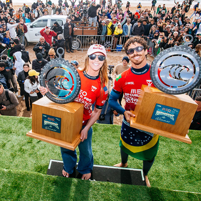 Yago Dora and Caroline Marks Win MEO Rip Curl Pro Portugal