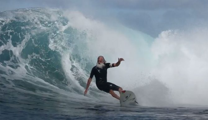 Barton Lynch surfing in Hawaii
