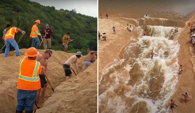 Jamie O'Brien and Waimea River
