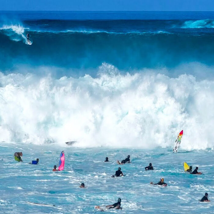 Jamie O'Brien surfing Pipeline
