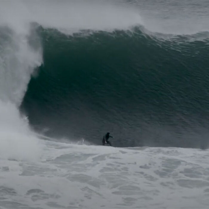 Matt Bromley surfing Mullaghmore