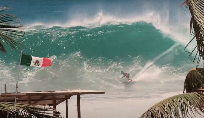 Nate Florence surfing Puerto Escondido