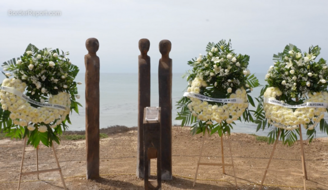 statues for murdered surfers in Baja Mexico