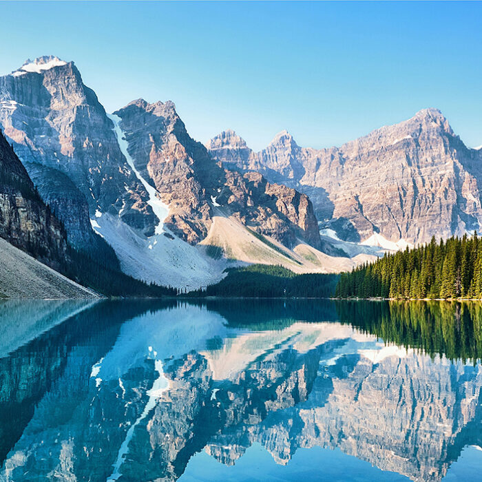 The tragic fall took place in the backcountry of Banff National Park, near Moraine Lake (pictured). Photo: John Lee // Unsplash
