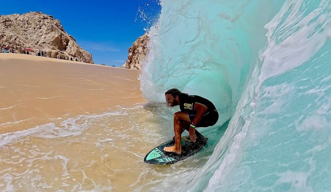 Skimboard contest day 1 of El Rey de Lovers.