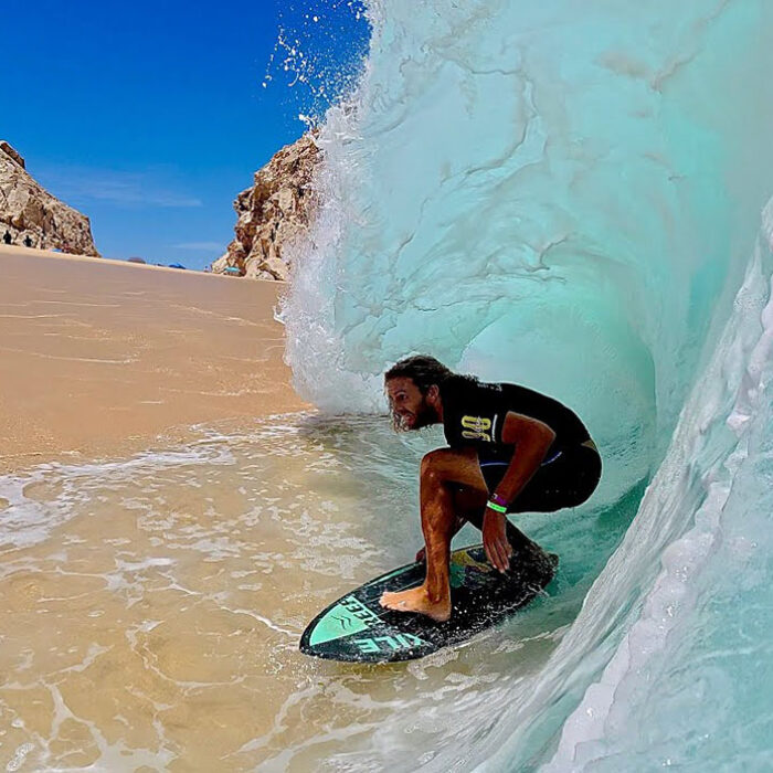 Skimboard contest day 1 of El Rey de Lovers.
