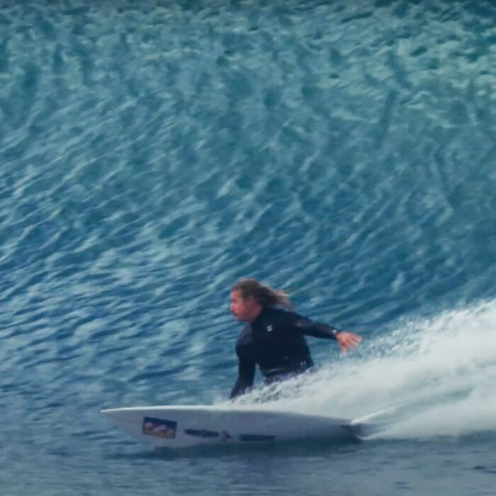 Occy surfing