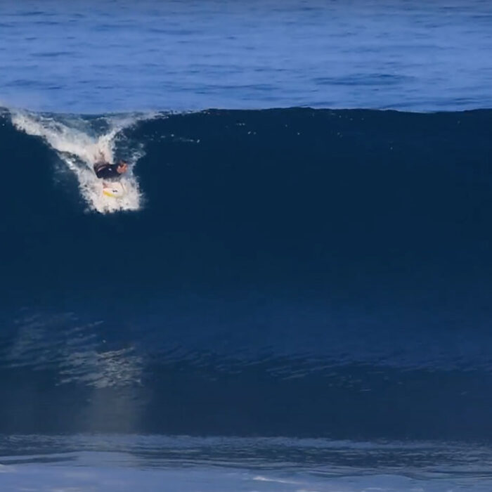 Nic von Rupp surfing Occy's Left