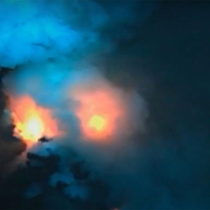 Underwater volcano