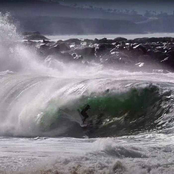5 Minutes of Raw Wedge Footage Featuring California's Most Elusive Barrel