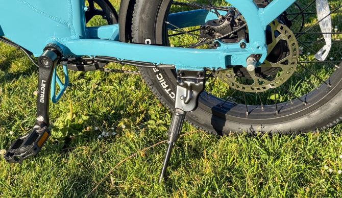 Lectric XP4 electric bike rear tire and brakes