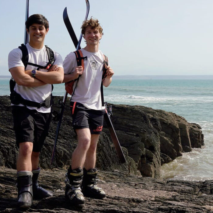 Two Men Are Walking 800 Miles in Ski Boots from the UK to France