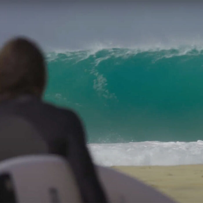Dylan Graves surfing