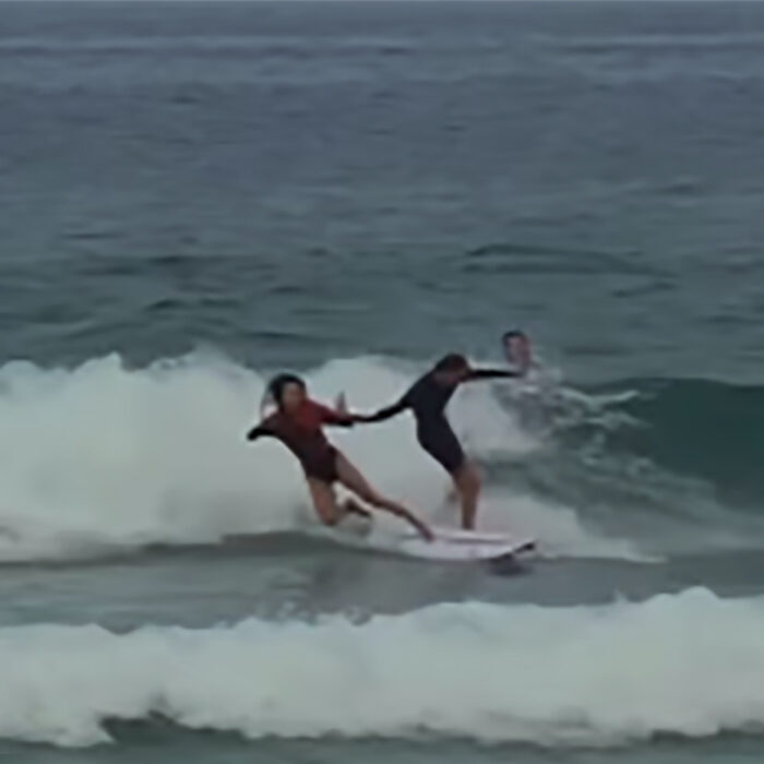 Freesurfers Aggressively Crashed a German Surf Contest in France