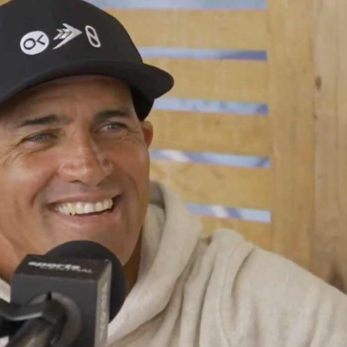 Kelly Slater with CBS