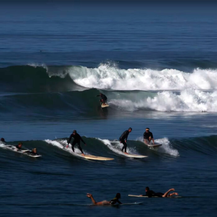 10 Minutes of Good Waves and Absolute Chaos at Malibu