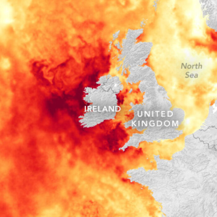 researchers looking at marine heat wave in the North Atlantic