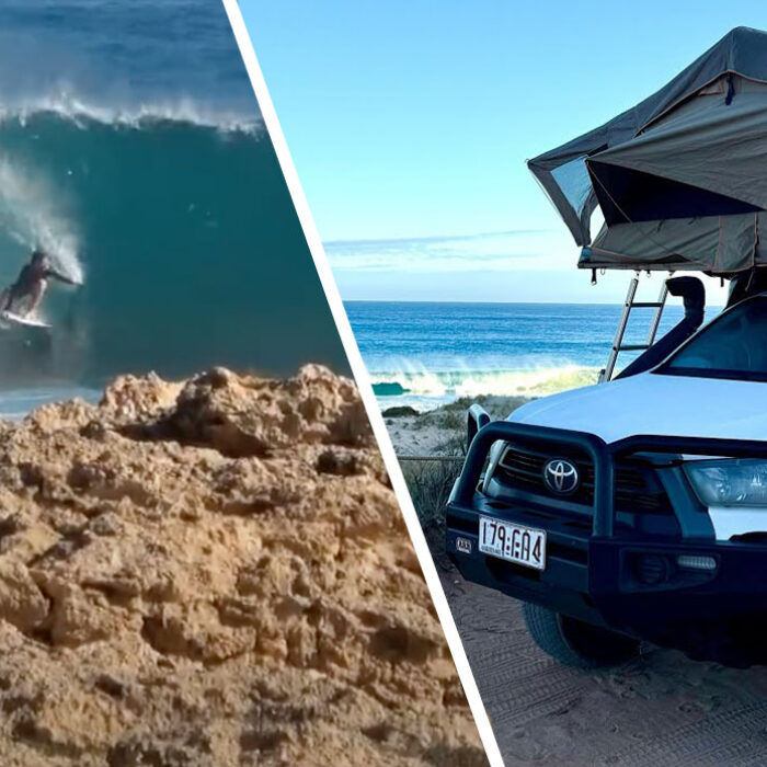 Nate Florence surfing