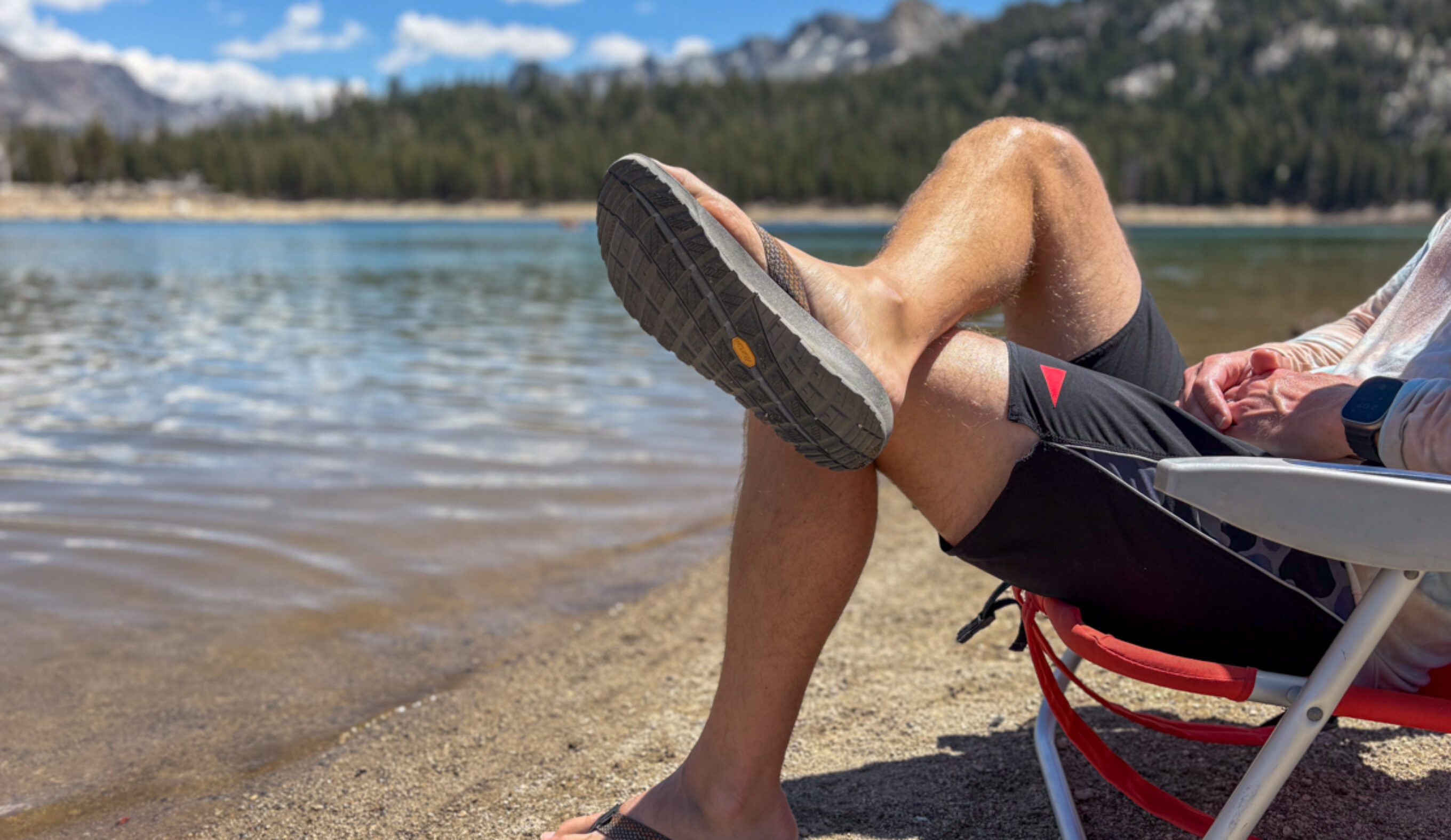 Chaco Rapid Pro Flip seated