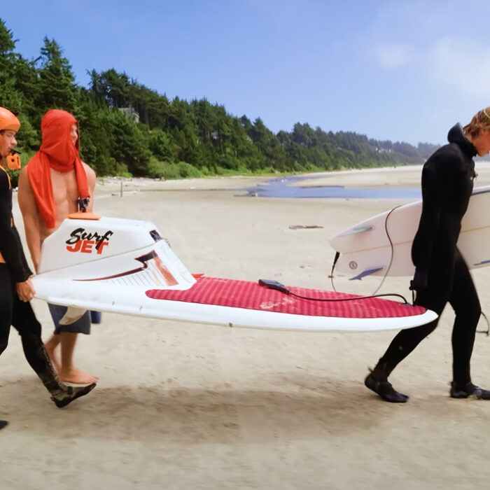 It's like a jet ski and a guillotine had a baby. Photo: Sickos // YouTube