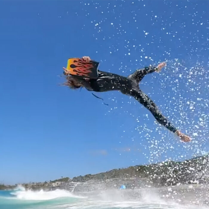 Shortly before being absolutely whomped on. Photo: Beefs TV // YouTube