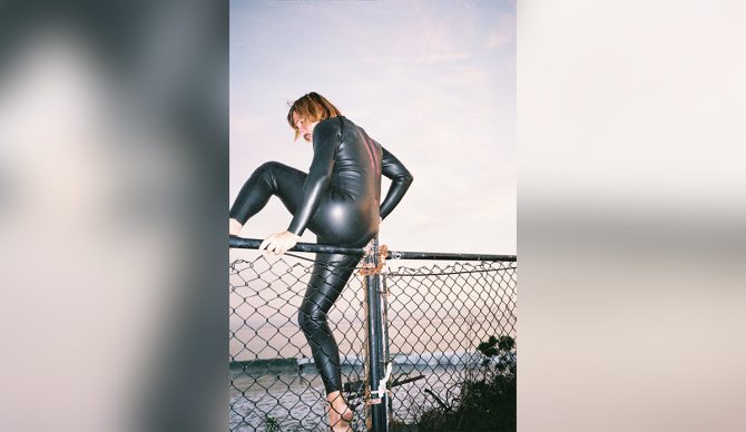 Testing the fences. Photo: J.D. Stroud