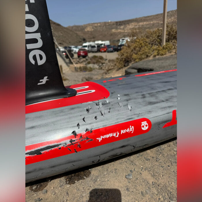 Downwind Foiler Attacked by Shark in the Canaries