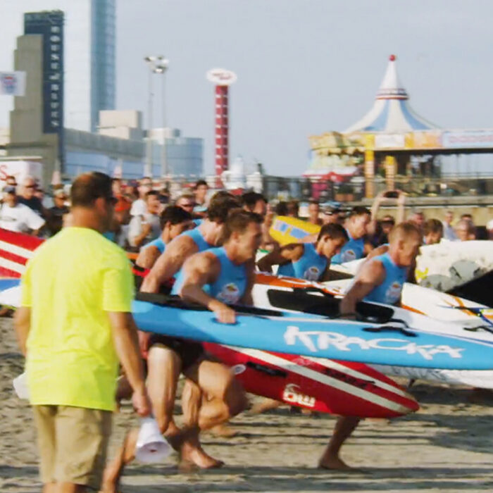 Probably the best day of the year to get stuck in a rip current. Photo: Red Bull //