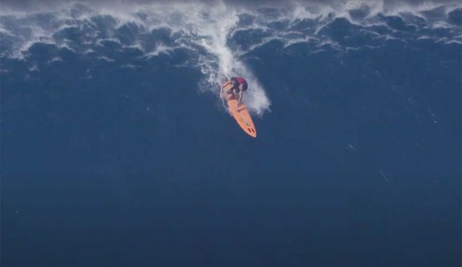 Matt Bromley surfing