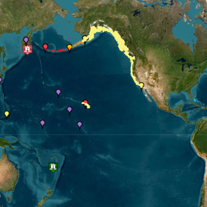 tsunami alerts Russia earthquake
