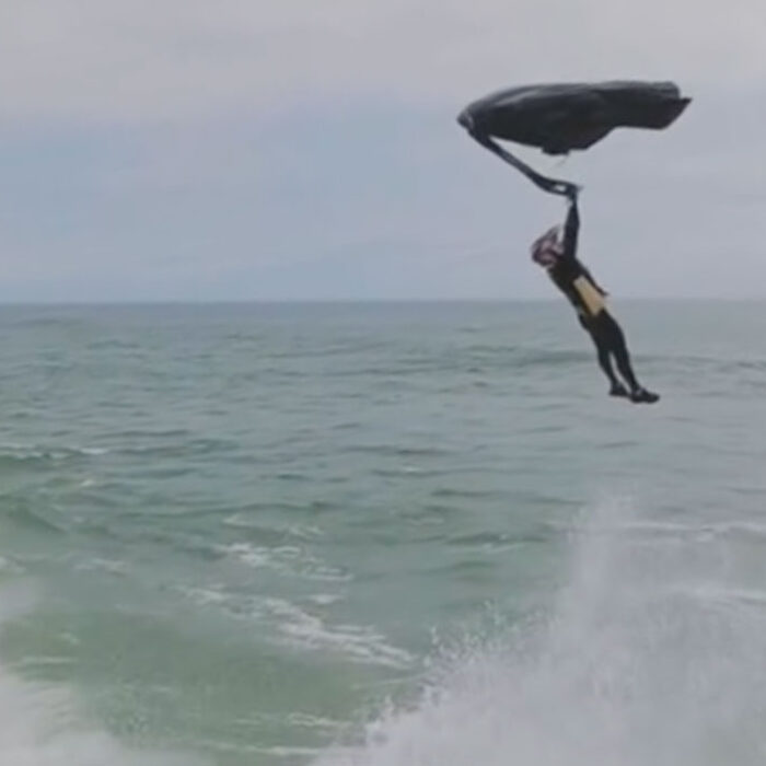 Jet Skit flip at Huntington Pier